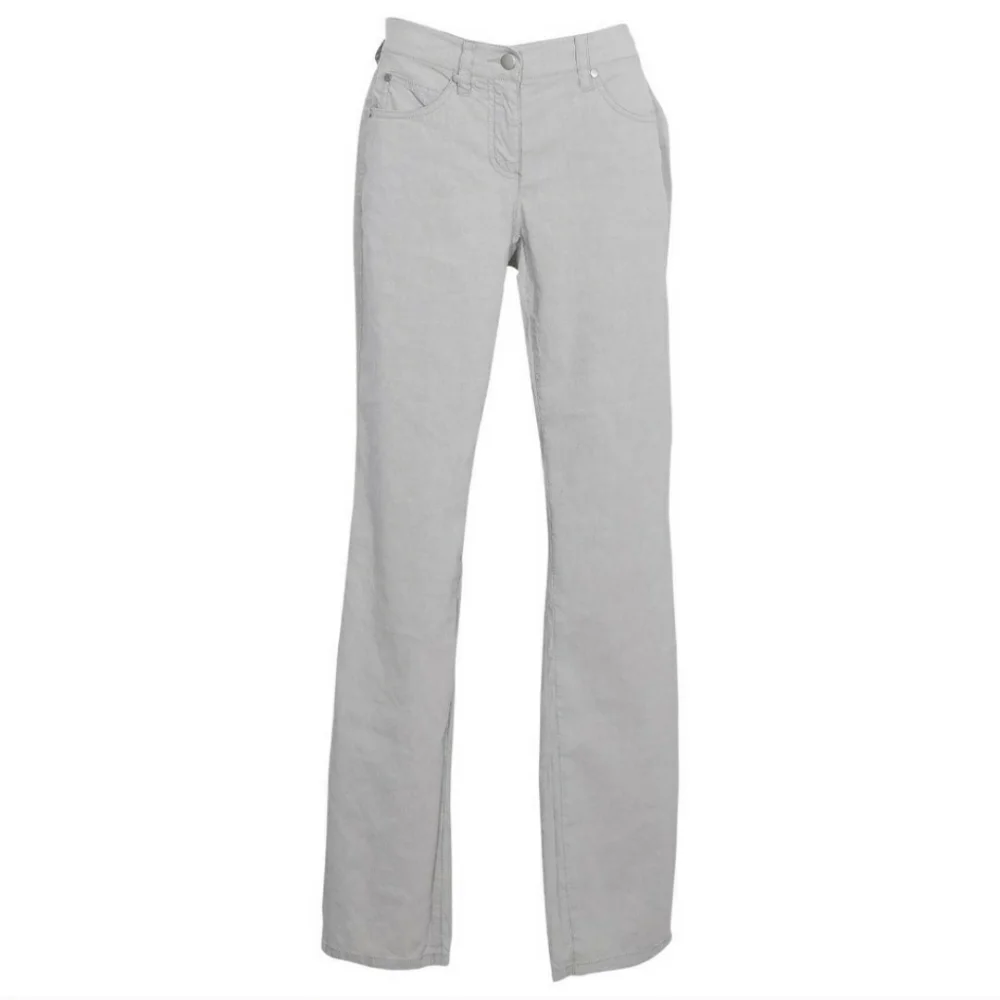 Eileen Fisher Viscose Linen Straight Jean Pants 6